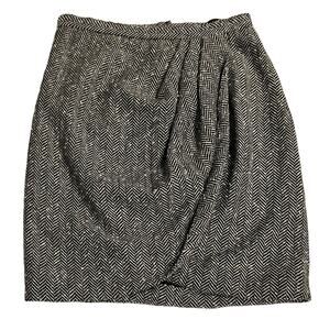 Stanley Platos Martin Ross Vintage Skirt Herringbone Metallic Tulip Women’s 16